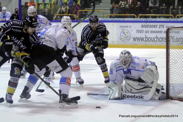 Photo hockey Coupe de la Ligue ARCHIVES - Coupe de la Ligue : 1/2 retour : Rouen vs Gap  - CDL : Rouen à la défense du titre.