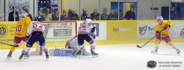 Photo hockey Coupe de la Ligue ARCHIVES - Coupe de la Ligue : 1/8 ème, 2ème journée : Dijon  vs Morzine-Avoriaz - CDL : Dijon repart au quart de tour.