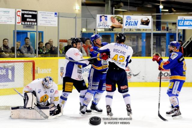 Photo hockey Coupe de la Ligue ARCHIVES - Coupe de la Ligue : 1/8 ème, 5ème journée : Dijon  vs Chamonix  - Dijon prend l