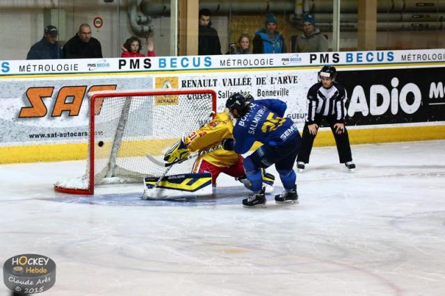 Photo hockey Coupe de la Ligue ARCHIVES - Coupe de la Ligue : 1/8 ème, 6ème journée : Chamonix  vs Dijon  - Chamonix gagne, mais...