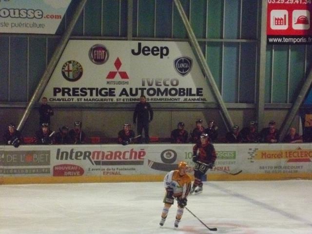 Photo hockey Coupe de la Ligue ARCHIVES - Coupe de la Ligue : 1/8 ème, 4ème journée : Epinal  vs Strasbourg  - Epinal évite le piège 