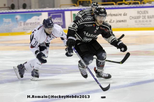 Photo hockey Coupe de la Ligue ARCHIVES - Coupe de la Ligue : 1/8ème, 1ère journée : Rouen vs Angers  - Faux départ