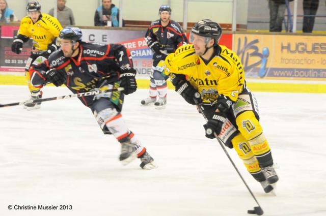 Photo hockey Coupe de la Ligue ARCHIVES - Coupe de la Ligue : 1/8ème, 2ème  journée : Caen  vs Rouen - Victoire des Dragons à Caen