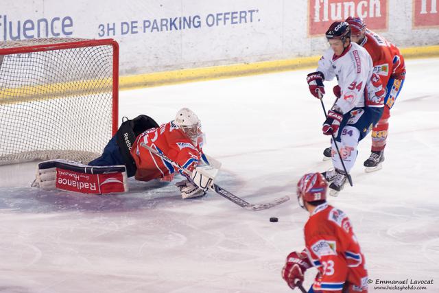 Photo hockey Coupe de la Ligue ARCHIVES - Coupe de la Ligue : 1/8ème, 2ème journée : Lyon vs Grenoble  - Les Grenoblois au finish