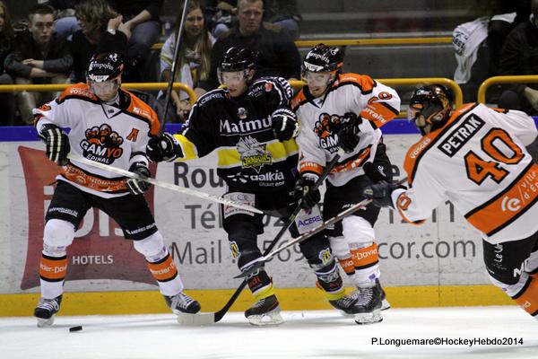 Photo hockey Coupe de la Ligue ARCHIVES - Coupe de la Ligue : 1/8ème, 2ème journée : Rouen vs Epinal  - Et de quatre...   