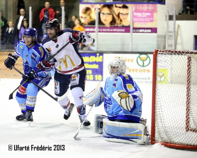 Photo hockey Coupe de la Ligue ARCHIVES - Coupe de la Ligue : 1/8ème, 4ème  journée : Villard-de-Lans vs Grenoble  - Villard prend sa revanche