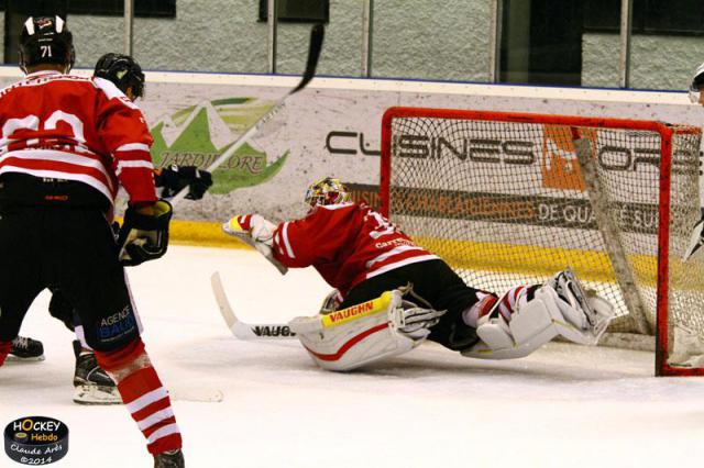 Photo hockey Coupe de la Ligue ARCHIVES - Coupe de la Ligue : 1/8ème, 4ème journée : Morzine-Avoriaz vs Chamonix  - Morzine au courage !