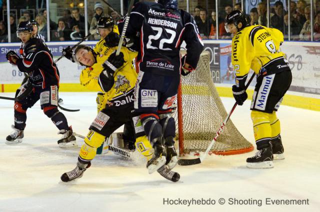 Photo hockey Coupe de la Ligue ARCHIVES - Coupe de la Ligue : 1/8ème, 5ème  journée : Angers  vs Rouen - La première place aux Ducs