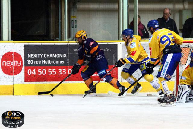 Photo hockey Coupe de la Ligue ARCHIVES - Coupe de la Ligue : 1/8ème, 5ème journée : Chamonix  vs Dijon  - Chamonix passe en tête
