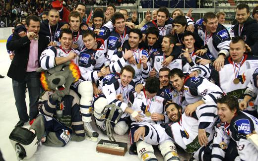 Photo hockey Coupe de la Ligue ARCHIVES - Coupe de la Ligue : finale : Briançon  vs Grenoble  - Puisqu