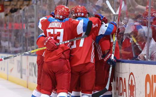 Photo hockey Coupe du Monde - Coupe du Monde - CMH: La Russie rejoint le Canada - La catastrophe Américaine