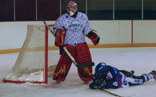 Photo hockey Division 1 - D1 : 10ème journée : Brest  vs Anglet - Bataille pour les points
