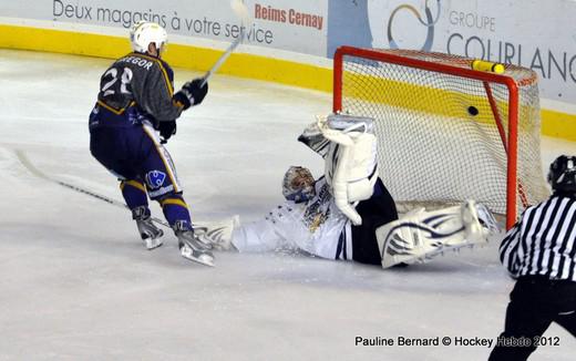 Photo hockey Division 1 - D1 : 10ème journée : Reims* vs Brest  - Un match à suspense