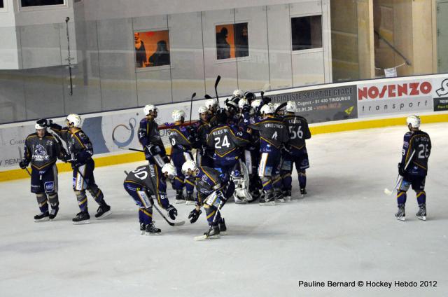Photo hockey Division 1 - D1 : 10ème journée : Reims* vs Brest  - Un match à suspense