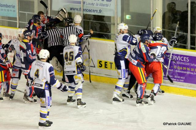 Photo hockey Division 1 - D1 : 16ème journée : Nice vs Dunkerque - Hold-up niçois 