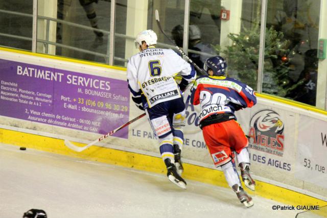 Photo hockey Division 1 - D1 : 16ème journée : Nice vs Dunkerque - Hold-up niçois 