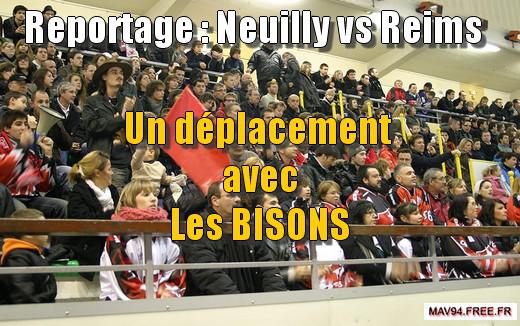 Photo hockey Division 1 - D1 : 16ème journée : Reims* vs Neuilly/Marne - Sur la route avec les Bisons Photo hockey Division 1 - D1 : 16ème journée : Reims* vs Neuilly/Marne - Sur la route avec les Bisons