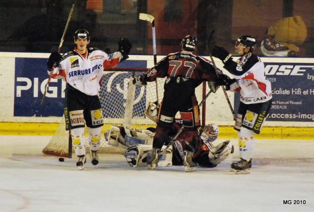 Photo hockey Division 1 - D1 : 17ème journée : Bordeaux vs Caen  - Les drakkars débarquent en Guyenne