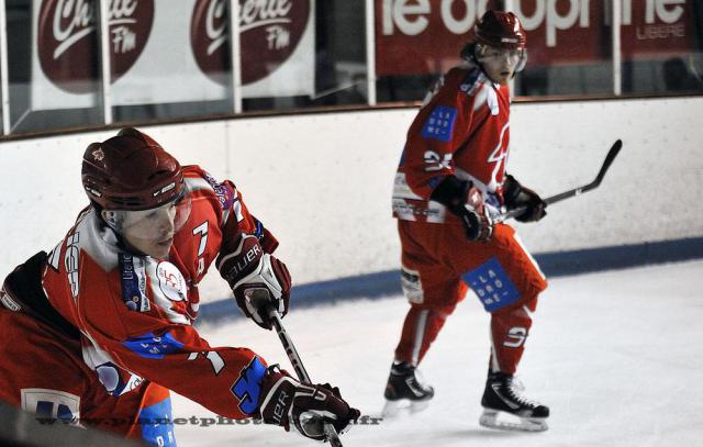Photo hockey Division 1 - D1 : 19ème journée : Valence vs Cergy-Pontoise - Un air de déjà-vu