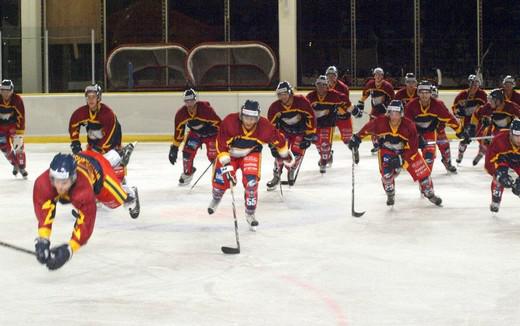 Photo hockey Division 1 - D1 : 2ème journée : Nice vs Lyon - D1 : Nice au finish