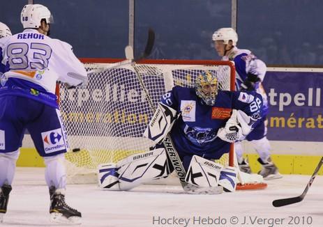 Photo hockey Division 1 - D1 : 5ème journée : Montpellier  vs Reims - Course poursuite 
