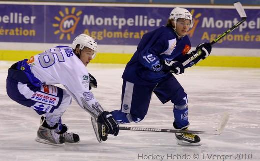 Photo hockey Division 1 - D1 : 5ème journée : Montpellier  vs Reims* - Course poursuite 
