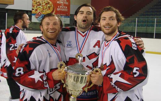 Photo hockey Division 1 - D1 Play Off Finale  - match 2 : Brest  vs Neuilly/Marne - Finale D1: Réactions.