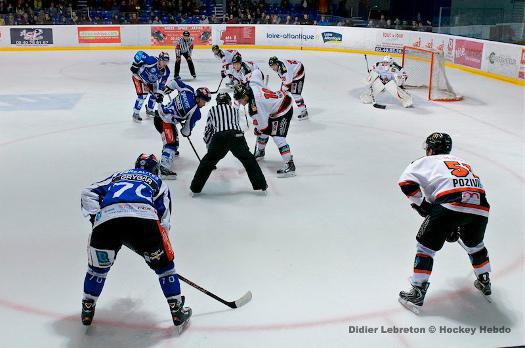 Photo hockey Division 1 - Division 1 : 10ème journée : Nantes vs Mulhouse - Les Corsaires se font pincer par les Scorpions