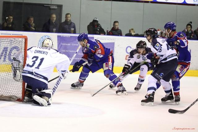 Photo hockey Division 1 - Division 1 : 10ème journée : Mulhouse vs Tours  - Les Scorpions à l’assaut des Remparts + VIDEO