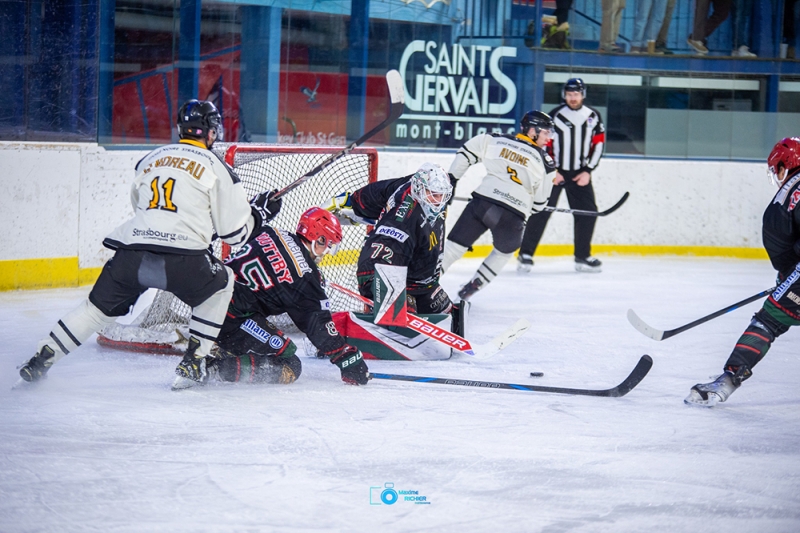 Photo hockey Division 1 - Division 1 : 11ème journée : Mont-Blanc vs Strasbourg  - L