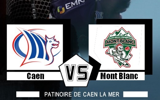 Photo hockey Division 1 - Division 1 : 12ème journée : Caen  vs Mont-Blanc - Une victoire qui fait du bien 