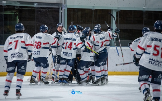 Photo hockey Division 1 - Division 1 : 13ème journée : Mont-Blanc vs Caen  - Le Drakkar maintient le cap !