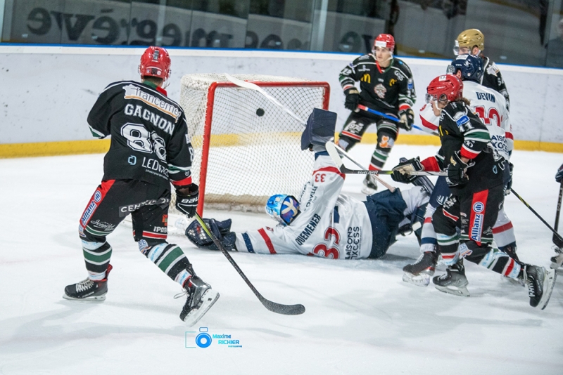Photo hockey Division 1 - Division 1 : 13ème journée : Mont-Blanc vs Caen  - Le Drakkar maintient le cap !