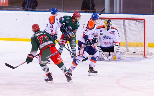Photo hockey Division 1 - Division 1 : 13ème journée : Mont-Blanc vs Clermont-Ferrand - Mont-Blanc sérieux de bout en bout