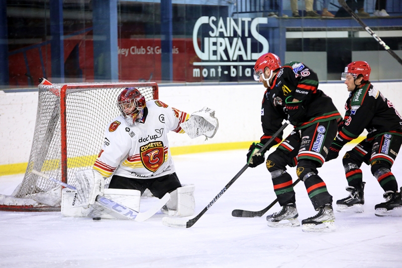Photo hockey Division 1 - Division 1 : 13ème journée : Mont-Blanc vs Meudon - Les Comètes résistent au froid Photo hockey Division 1 - Division 1 : 13ème journée : Mont-Blanc vs Meudon - Les Comètes résistent au froid