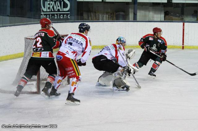 Photo hockey Division 1 - Division 1 : 14ème journée : Mont-Blanc vs Nice - Les Aigles prennent une leçon