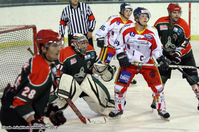 Photo hockey Division 1 - Division 1 : 14ème journée : Mont-Blanc vs Nice - Les Aigles prennent une leçon