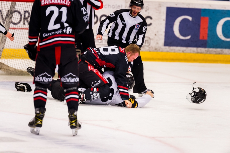Photo hockey Division 1 - Division 1 : 15�me journ�e : Morzine-Avoriaz vs Strasbourg  - Soirée compliquée pour Morzine...