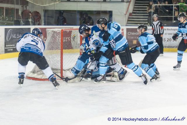 Photo hockey Division 1 - Division 1 : 16ème journée : Tours  vs Nantes - Un jeu à la Nantaise
