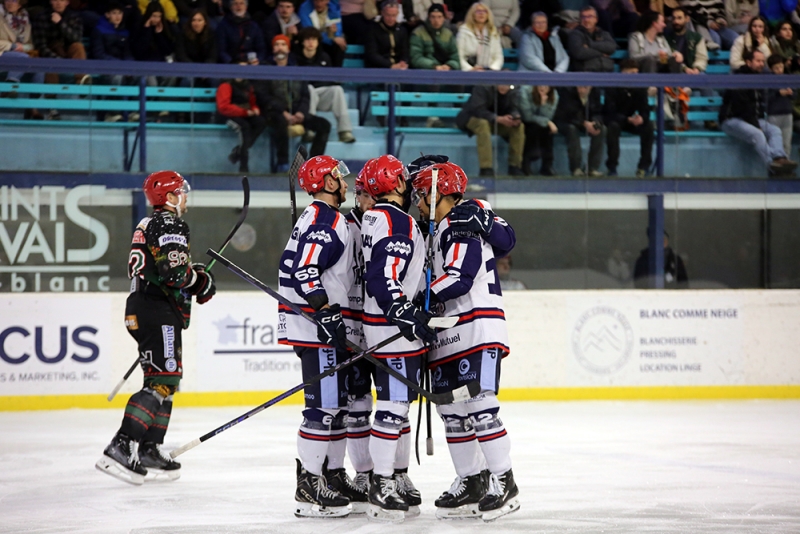 Photo hockey Division 1 - Division 1 : 16ème journée : Mont-Blanc vs Lyon - Lyon dans un match à rebondissements !