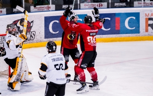 Photo hockey Division 1 - Division 1 : 18ème journée : Morzine-Avoriaz vs Strasbourg  - Les Strasbourgeois mieux récompensés