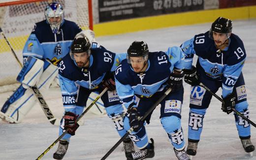 Photo hockey Division 1 - Division 1 : 18ème journée : Tours  vs Mont-Blanc - Une montagne de franchie