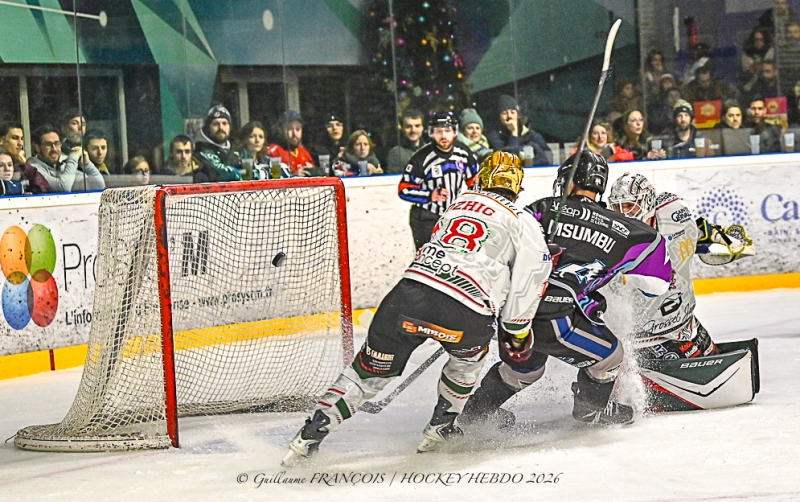 Photo hockey Division 1 - Division 1 : 18ème journée : Nantes vs Mont-Blanc - Les Corsaires de Nantes frappent fort face à Mont-Blanc