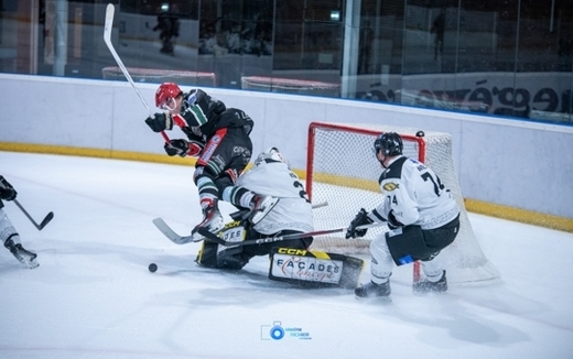 Photo hockey Division 1 - Division 1 : 20�me journ�e : Mont-Blanc vs Brest  - Reportage photos : Yétis Du Mont Blanc Vs les Albatros de Brest 