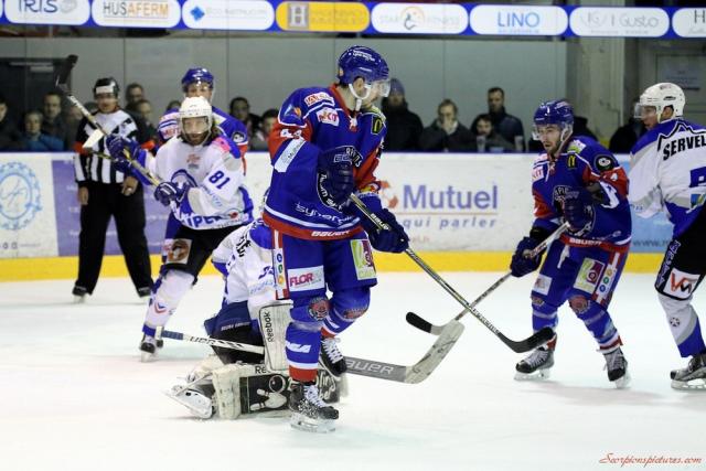Photo hockey Division 1 - Division 1 : 20ème journée : Mulhouse vs Courchevel-Méribel-Pralognan - D1 : Mulhouse prend le bouquetin par les cornes 
