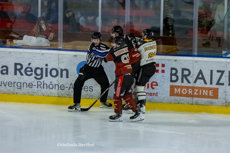 Photo hockey Division 1 - Division 1 : 20ème journée : Morzine-Avoriaz vs Strasbourg  - L