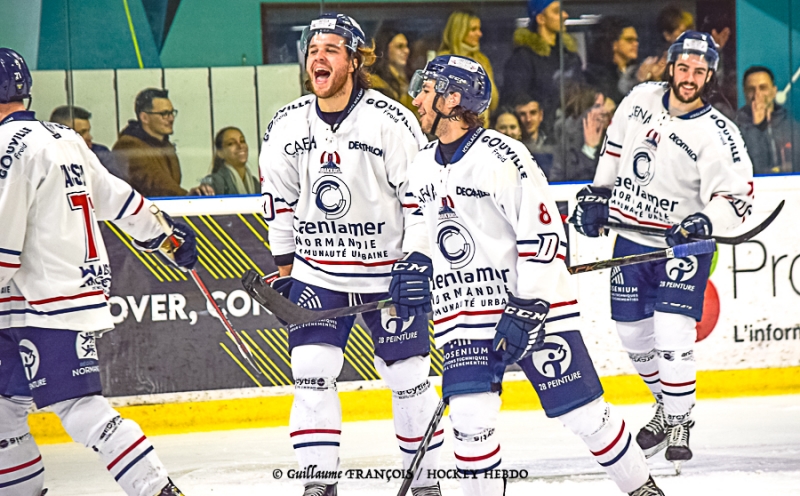 Photo hockey Division 1 - Division 1 : 22ème journée : Nantes vs Caen  - Caen bat Nantes et se replace dans la course aux Playoffs