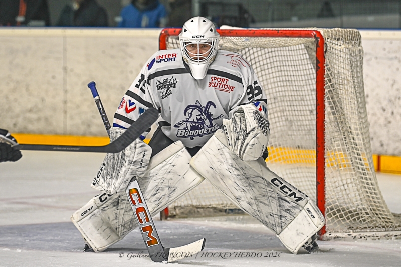 Photo hockey Division 1 - Division 1 : 22ème journée : Nantes vs Courchevel-Méribel-Pralognan - Le HCMP s’impose aux tirs au but sur la glace des Corsaires de Nantes