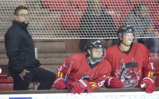 Photo hockey Division 1 - Division 1 : 23ème journée : Briançon  vs Nantes - Les Diables Rouges font le job!