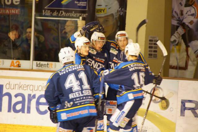 Photo hockey Division 1 - Division 1 : 23ème journée : Dunkerque vs Cholet  - La victoire, le chat noir ... et les play off ?
